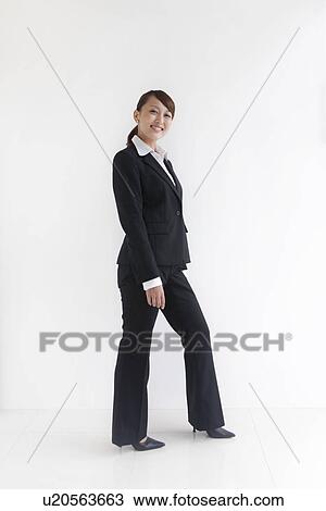 Stock Image - Portrait of businesswoman . Fotosearch