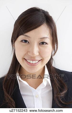Stock Image - Portrait of businesswoman . Fotosearch
