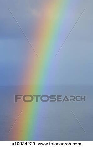 Rainbow and SEa View Large Photo Image Stock Photo - Rainbow and SEa. Fotosearch