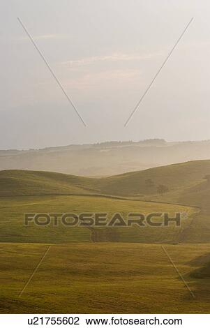 Stock Image - Ranch in the morning. Fotosearch