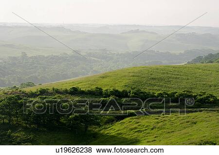Stock Photo - Ranch in the morning. Fotosearch