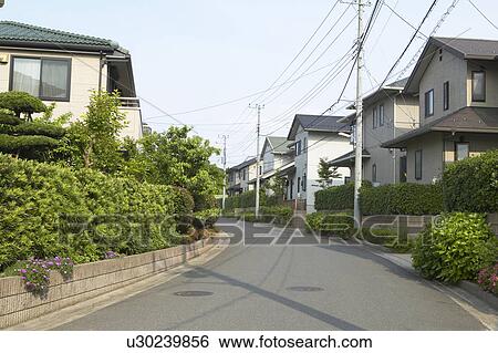 Stock Photograph - Residential Area. Fotosearch