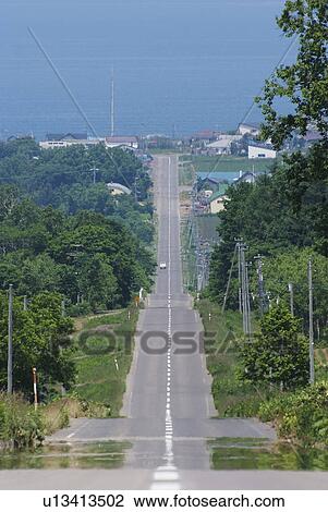 Stock Image - Road to the sea. Fotosearch