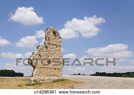 Stock Image - Ruins of Gall Roman, Charente, France. Fotosearch