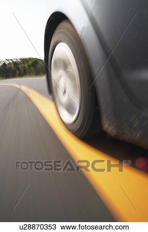 Running Tire of Car View Large Photo Image Stock Image - Running Tire of Car. Fotosearch