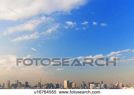 Stock Photography - Sky and office buildings. Fotosearch