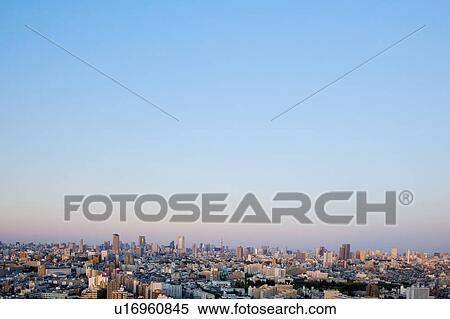 Stock Photography - Sky and office buildings. Fotosearch