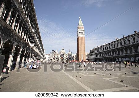 Stock Image - St. Mark's Square. Fotosearch