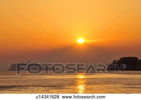 Sun above Mt. Fuji View Large Photo Image Stock Photo - Sun above Mt. Fuji . Fotosearch