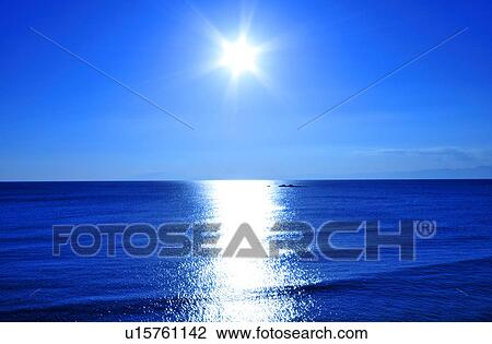Sun and sea View Large Photo Image Stock Image - Sun and sea. Fotosearch