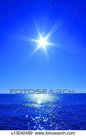 Stock Photo - Sun and sea. Fotosearch