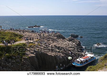 Tojinbo Cliffs View Large Photo Image Stock Image - Tojinbo Cliffs. Fotosearch