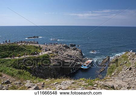 Stock Photo - Tojinbo Cliffs. Fotosearch