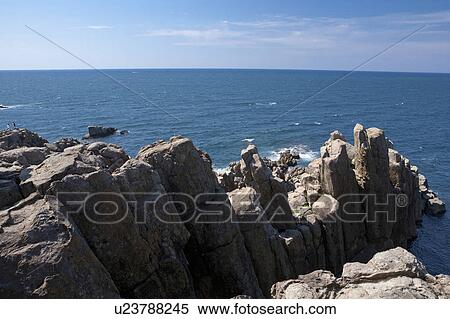 Stock Photography - Tojinbo Cliffs. Fotosearch