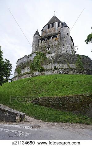 Tower of Cesar, Seine Et Marne, France View Large Photo Image Stock Image - Tower of Cesar, Seine Et Marne, France. Fotosearch
