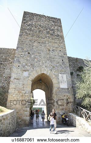 Town Gate, Italy View Large Photo Image Stock Image - Town Gate, Italy. Fotosearch