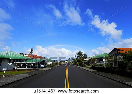 Townscape and rainbow View Large Photo Image Stock Photo - Townscape and rainbow. Fotosearch