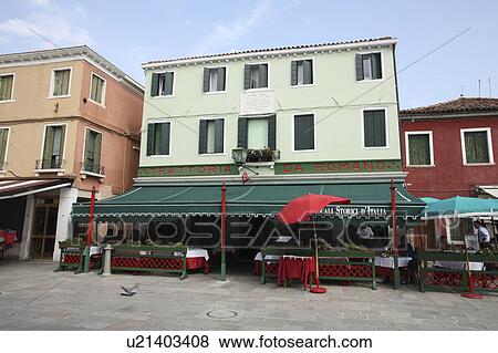 Townscape at Burano island View Large Photo Image Stock Photo - Townscape at Burano island. Fotosearch
