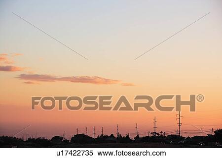 Townscape at dusk View Large Photo Image Stock Photography - Townscape at dusk. Fotosearch