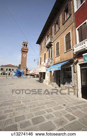 Townscape of Murano View Large Photo Image Stock Photograph - Townscape of Murano. Fotosearch