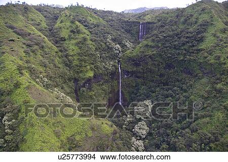 Waimea Valley View Large Photo Image Picture - Waimea Valley. Fotosearch