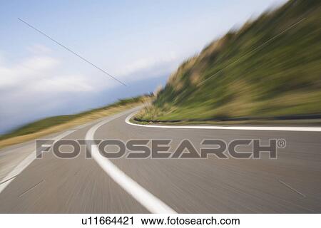 Winding Road in Mountain View Large Photo Image Stock Image - Winding Road in Mountain. Fotosearch