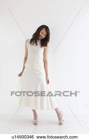 Stock Photograph - Woman smiling. Fotosearch