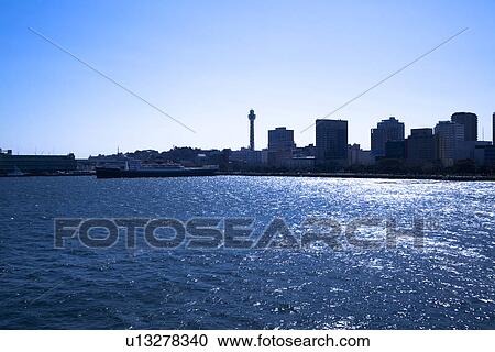 Yamashita Park View Large Photo Image Stock Image - Yamashita Park. Fotosearch