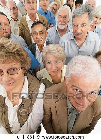 Stock Photo - A group of diverse people. Fotosearch