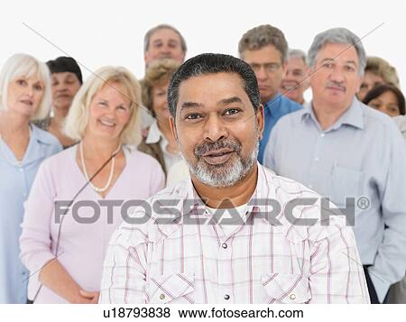 A group of diverse people View Large Photo Image Stock Photo - A group of diverse people. Fotosearch