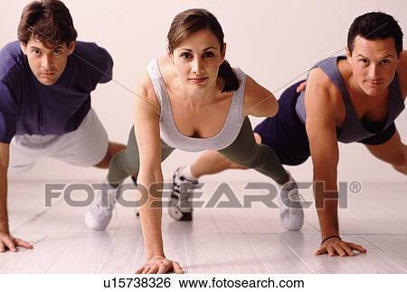 Aerobics class View Large Photo Image Stock Photograph - Aerobics class. Fotosearch