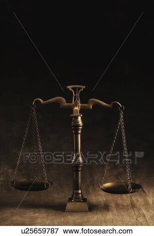 Stock Photo - Antique legal scale. Fotosearch