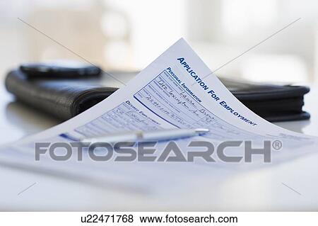 Application for employment and pen View Large Photo Image Stock Photo - Application for employment and pen. Fotosearch
