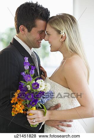 Stock Photo - Bride and groom. Fotosearch