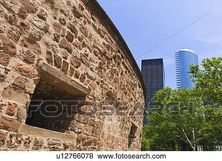 Stock Photo - Castle Clinton window. Fotosearch