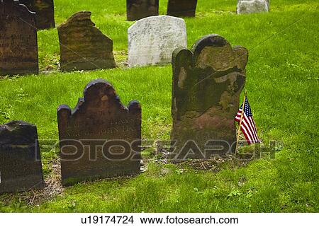 Picture - Cemetery at Saint Paul's Church. Fotosearch