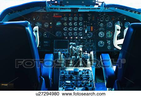 Commercial jet cockpit View Large Photo Image Stock Image - Commercial jet cockpit. Fotosearch