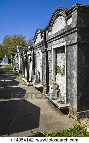 Stock Image - Lafayette cemetery in New Orleans. Fotosearch