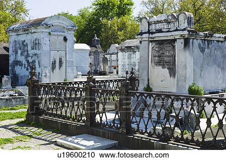 Stock Image - Lafayette cemetery in New Orleans. Fotosearch