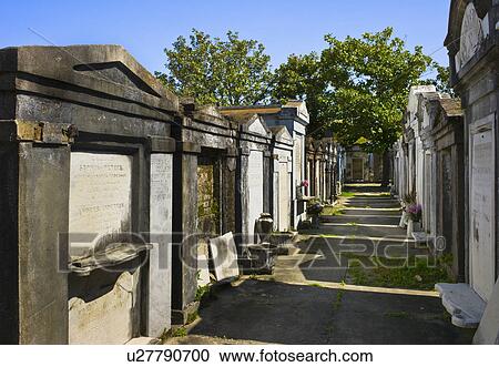 Stock Image - Lafayette cemetery in New Orleans. Fotosearch