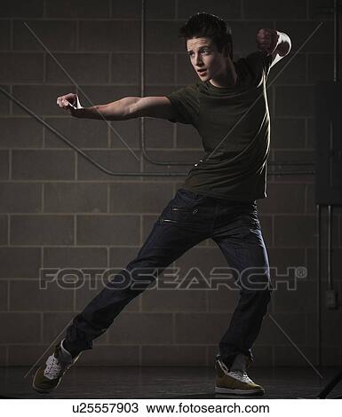 Stock Image - Male dancer. Fotosearch