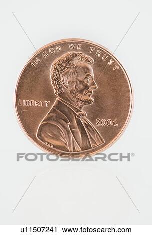 Stock Image - One penny. Fotosearch