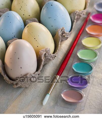 Painted Easter eggs View Large Photo Image Stock Image - Painted Easter eggs. Fotosearch