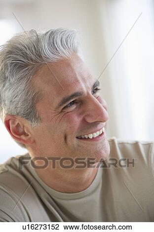 Portrait of a grey haired man View Large Photo Image Stock Image - Portrait of a grey haired man. Fotosearch
