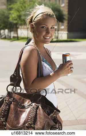 Picture - Pretty teenage girl. Fotosearch