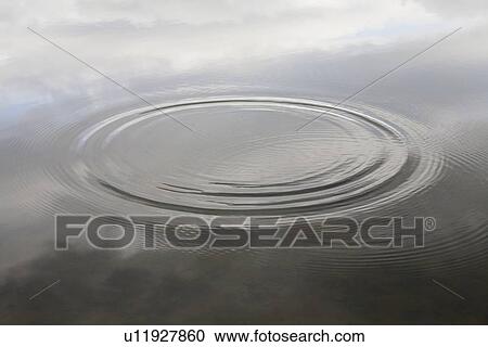 Stock Image - Ripples in water. Fotosearch