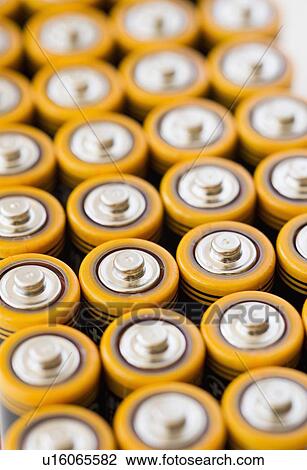 Rows of AA batteries View Large Photo Image Stock Image - Rows of AA batteries. Fotosearch