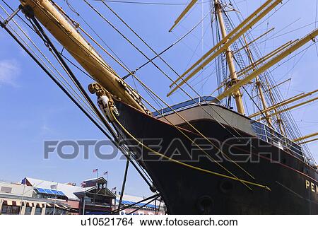 Picture - Ship at South Street seaport. Fotosearch
