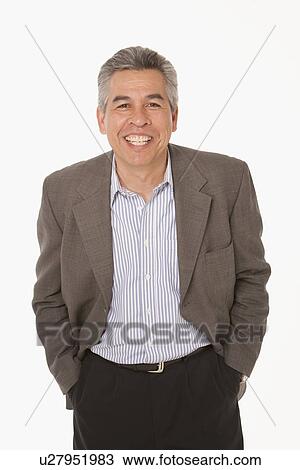 Stock Image - Smiling businessman. Fotosearch