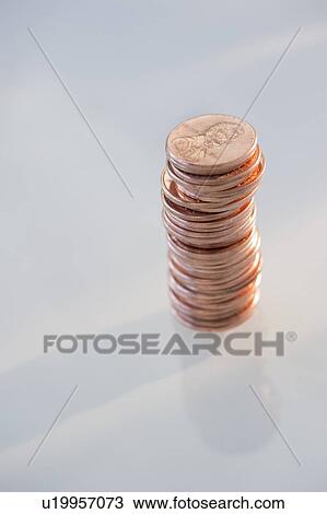 Stack of pennies View Large Photo Image Stock Image - Stack of pennies. Fotosearch